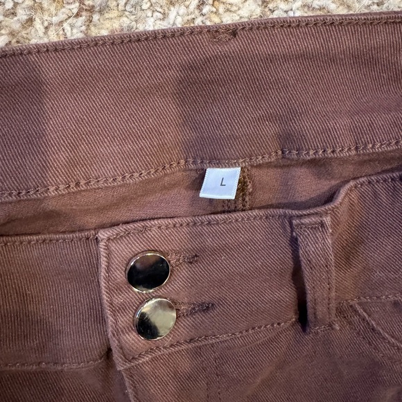 🟫 Brown Cargo Mini Skirt Size Large 🟫 - Picture 6 of 6